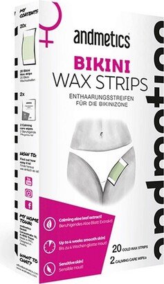 andmetics Bikini Wax Strips for Women - 2.54oz