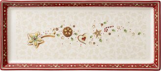 Christmas Winter Bakery Delight Rectangular Cake Plate