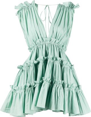 Lyall ruffled mini dress