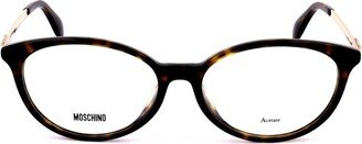 Oval Frame Glasses-BG