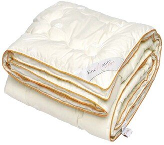 Luxury Wool King Size Comforter - White