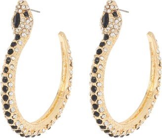 Snake Hoop Earrings