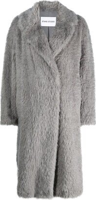 Long Faux-Fur Coat