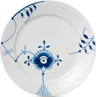 Blue Fluted Mega Dinner Plate #6-AA