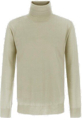 Turtleneck Knitted Jumper-BU