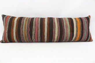 Designer Pillows, Personalized Gift, Antique Brown Pillow Case, Striped Cushion, Handmade Cover, Custom Pillow, 1198