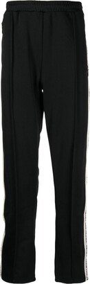 Logo-Tape Straight-Leg Trousers