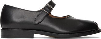 Black Tabi Mary-Jane Loafers