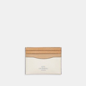 Slim Id Card Case In Colorblock