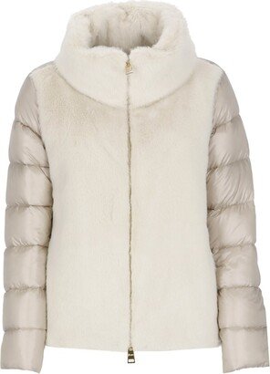 Panelled Quilted Padded Jacket