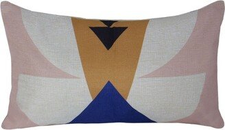 PiccoCasa Leisure Rectangle Hidden Zipper Home Decorative Pillow Cover Multicolored 12x20