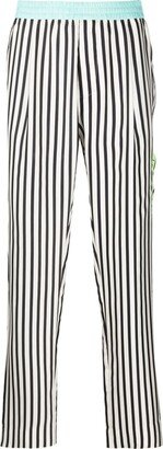 x Fila striped straight-leg trousers