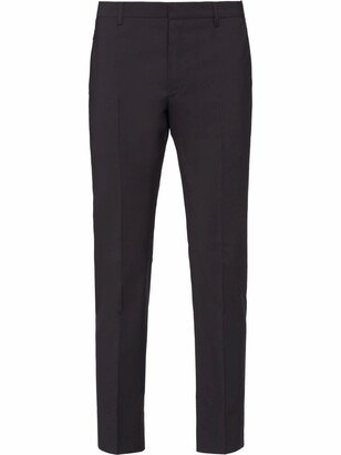 Tailored Straight-Leg Trousers-AY