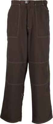 Straight-Leg Belted Trousers-AD