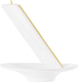 Clément Boutillon White Candle & Candle Holder Set