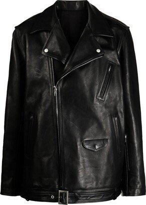 Luke Stooges leather biker jacket