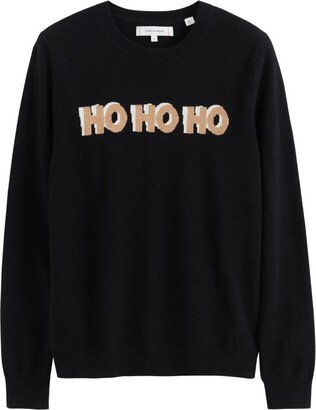 Wool-Cashmere Ho Ho Ho Sweater