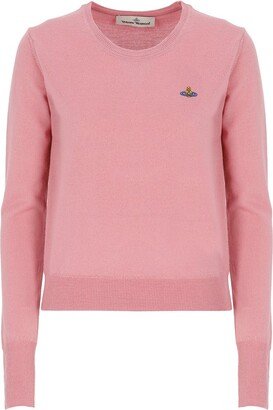 Orb Embroidered Crewneck Jumper