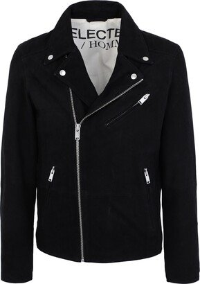 Slhiconic Biker Suede Jkt W Jacket Black