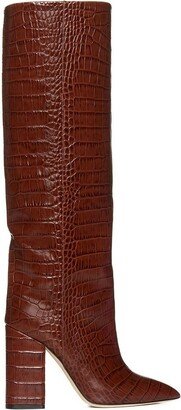 Pointed Toe Knee-High Boots-AG