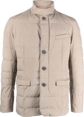 High-Neck Padded Jacket-AD