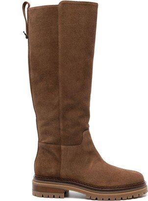 SR Joan suede knee-high boots