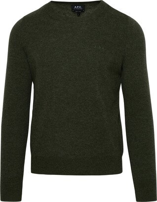 Nina Sweater In Green Wool