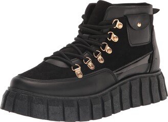 Women's high top Side Pocket Back to School Chunky Sole Sneakers