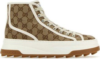 GG Jacquard High-Top Sneakers