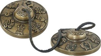 Tibetan Tingshas 2 Inch Eight Auspicious, High Vibrational Tingsha Bells, Cymbals Meditation Gift, Spiritual Growth Gift