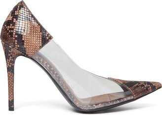 Stella Iconic snakeskin-effect pumps