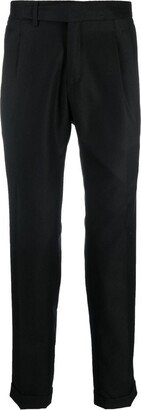 Buckle-Detail Tapered Trousers