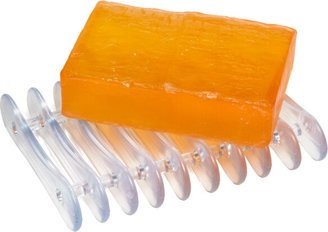 Spectrum Ribbed Soap Saver Clear