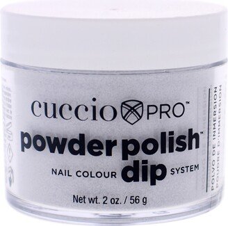 Pro Powder Polish Nail Colour Dip System - Silver Glitter by Cuccio Colour for Women - 1.6 oz Nail Powder