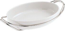 New Living Oval Casserole Dish with Holder