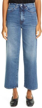 Flair High Waist Flare Crop Jeans