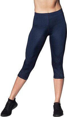 Stabilyx Joint Support 3/4 Compression Tights (True Navy) Women's Workout