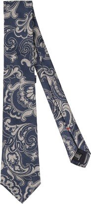 FIORIO Ties & Bow Ties Navy Blue-AB