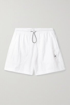 Truecasuals Printed Recycled-shell Shorts - White