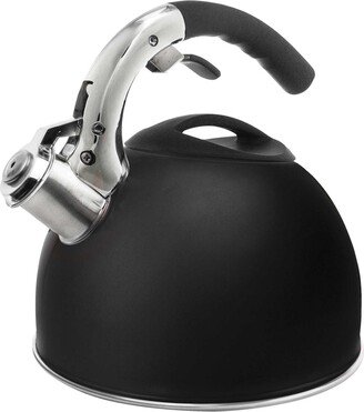 Stainless Steel 3 Quart Tea Kettle with Soft Grip Silicone Handle