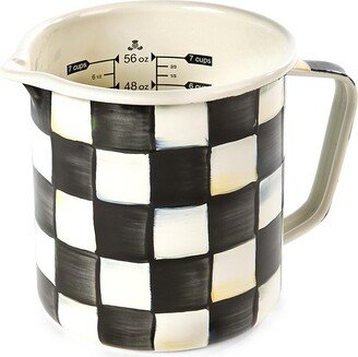 Courtly Check Enamel Measuring Cup