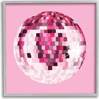 Stupell Dazzling Pink Disco Ball Framed Giclee Wall Art By Hey Bre Creative Studio