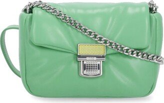 Puffer Clic Chain-Linked Padded Crossbody Bag