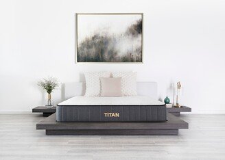 Brooklyn Bedding Titan 11 Hybrid for Plus Size Sleepers with Cooling Cover