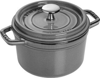 Cast Iron 1.25-qt Round Cocotte - Graphite Grey