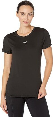 Run Cloudspun Tee Black) Women's Clothing