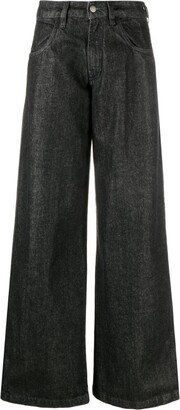 High-Waisted Wide-Leg Jeans-BB