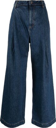 High-Rise Wide-Leg Jeans-BV