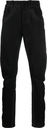 Coated-Finish Skinny-Cut Jeans