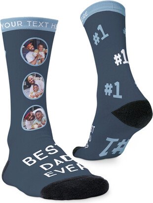 Socks: My Number One Custom Socks, Gray